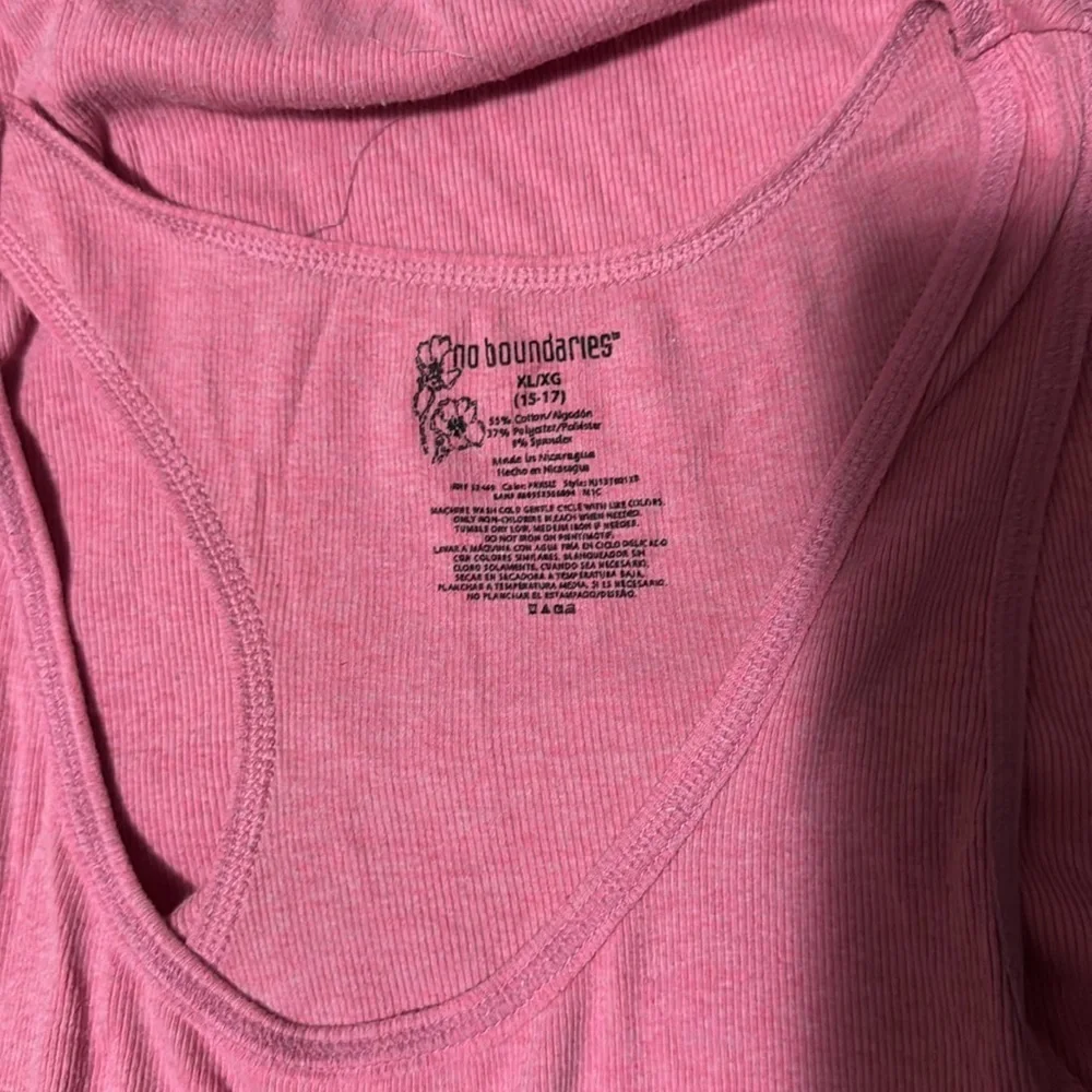 No Boundaries- Pink Sleeveless Backless Tank Top